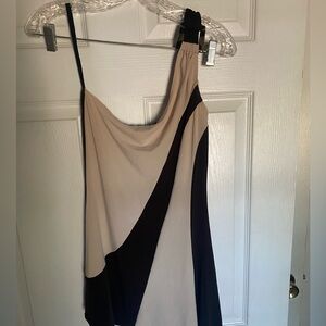 Chic Beige and Black Women's Camisole